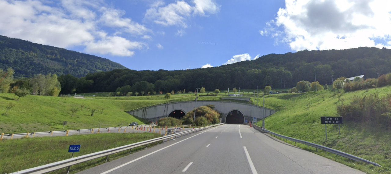 Tunnel du Mont Sion - A41 Nord